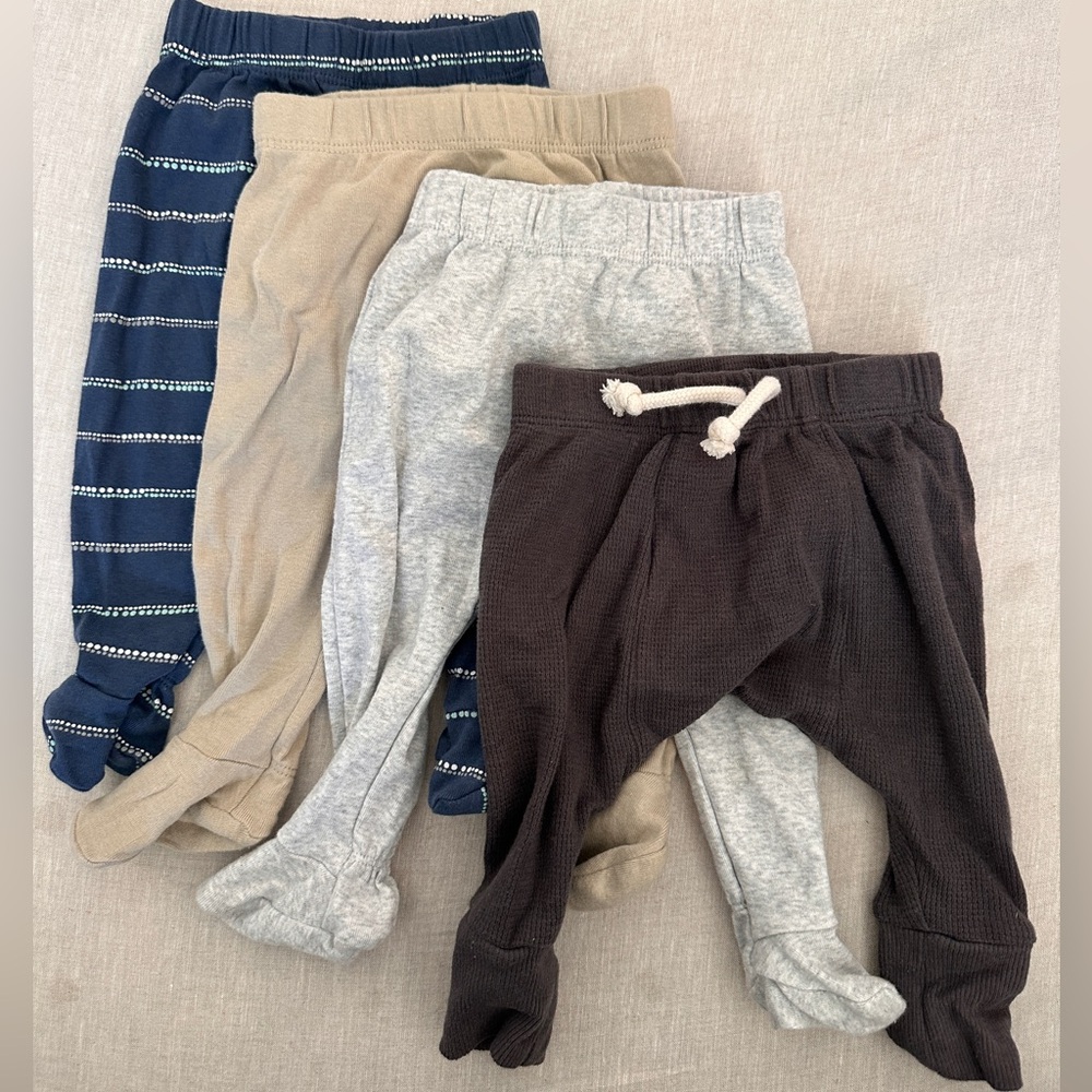 100% Organic Cotton pants. Size 0-3moth.